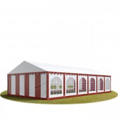 Párty stan Premium 6 x 12 m | červeno-bílý č.1