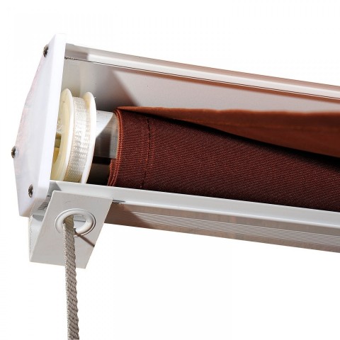 Zatahovací markýza 122 x 70 cm | hnědá č.6