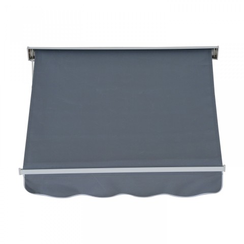 Zatahovací markýza 122 x 70 cm | šedá č.5