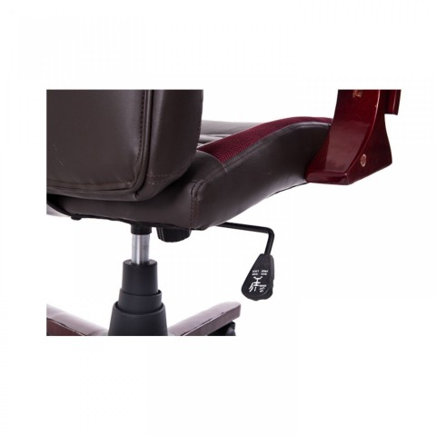 Kancelářská židle Taurus | hnědo-červená č.5