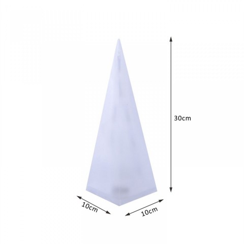Vánoční pyramida 30 cm | 10 LED teplá bílá č.3